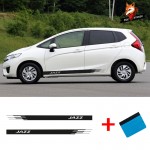 Car Vinyl Decal Side Skirt Stripes Stickers Graphics Sport Styling Auto Sport Styling Vinyl Car Sticker for Honda Jazz